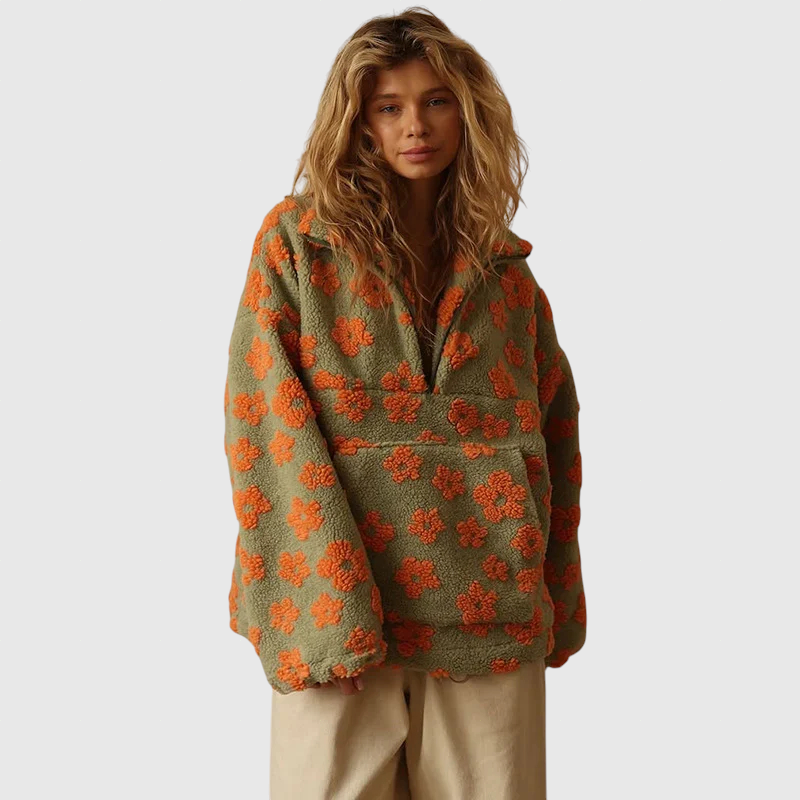 Daisy – Fleece svetr Bloom