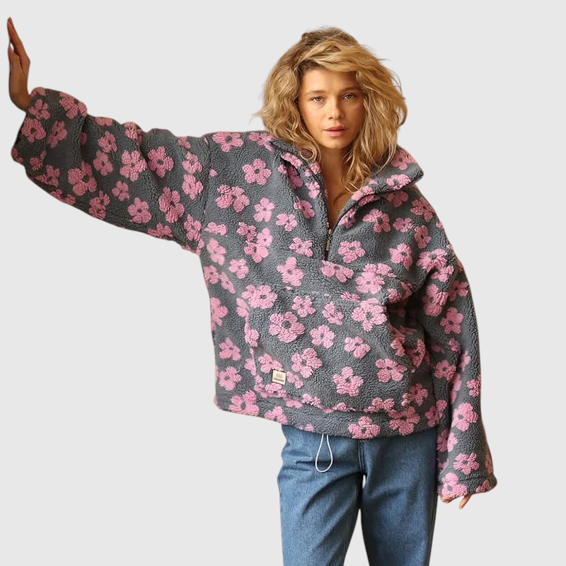 Daisy – Fleece svetr Bloom