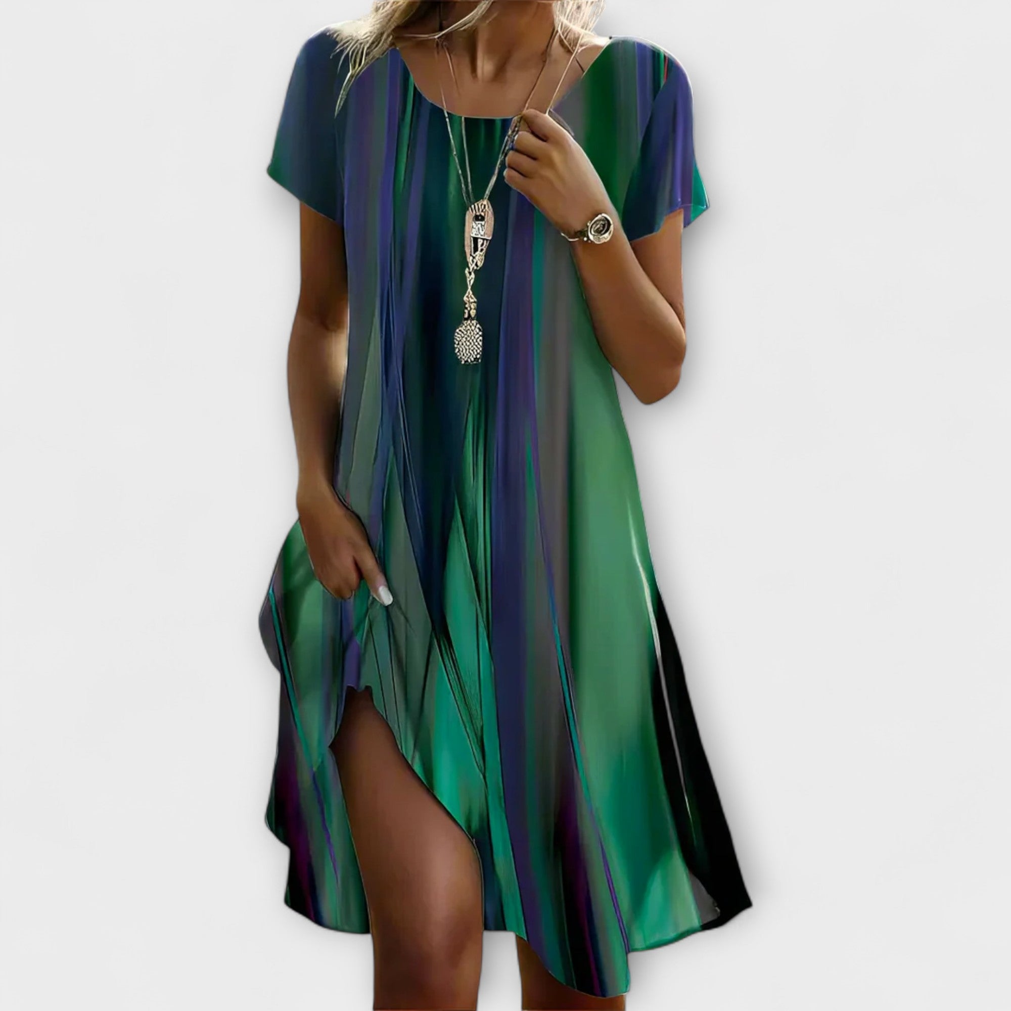 Jamie - Stylové Plynulé Casual Šaty