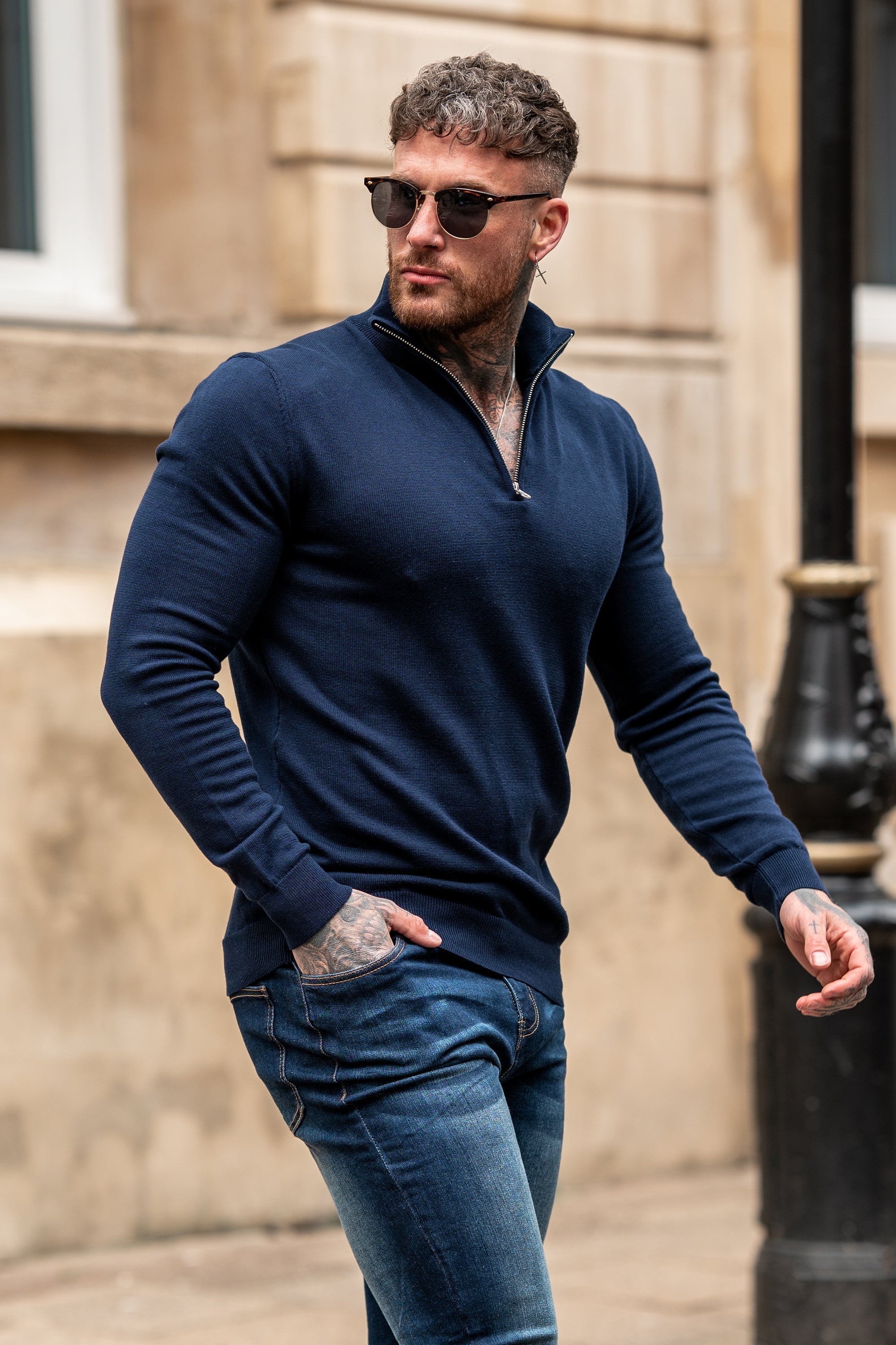 SVETR SANTONI NA POLO ZIP