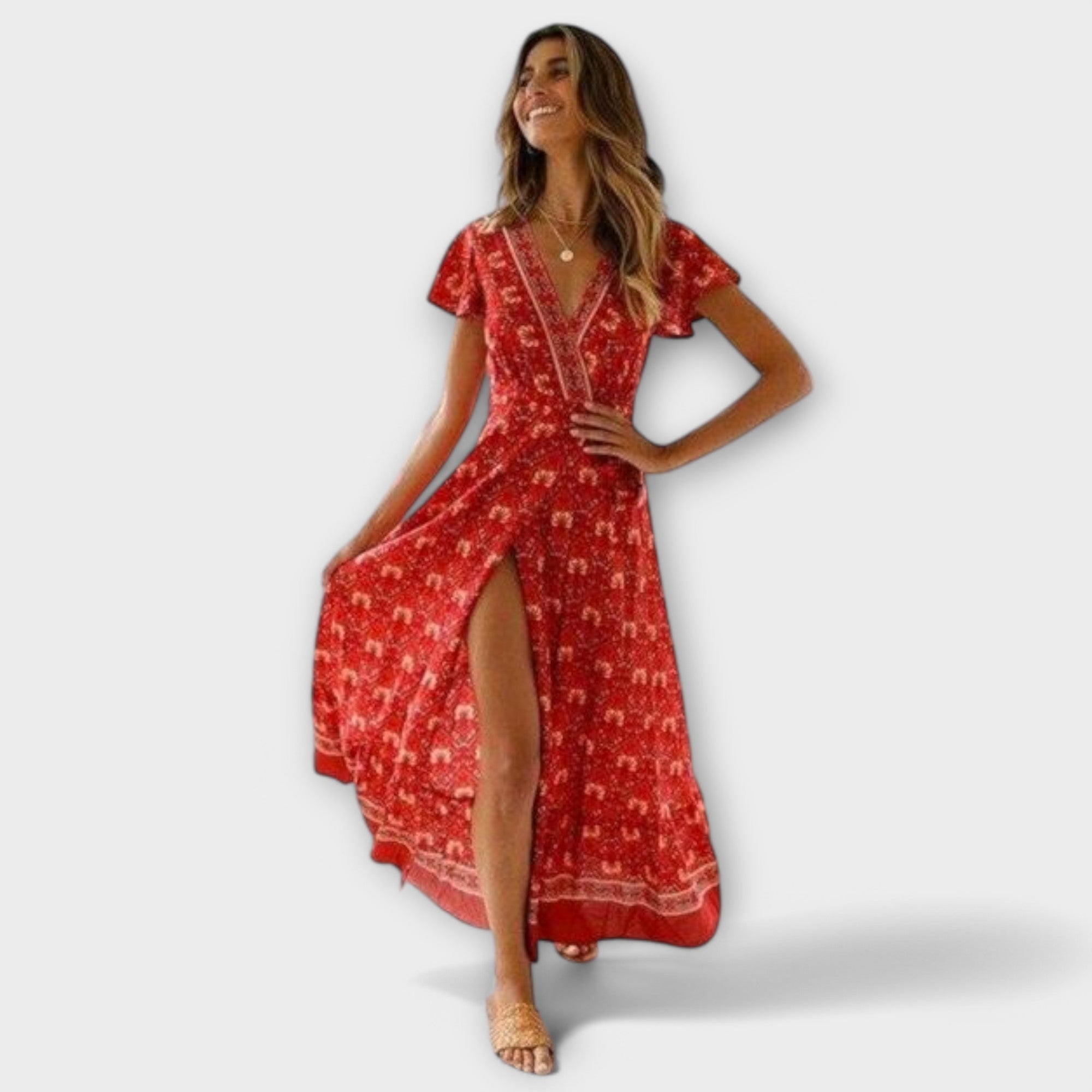 Boho Midi-šaty